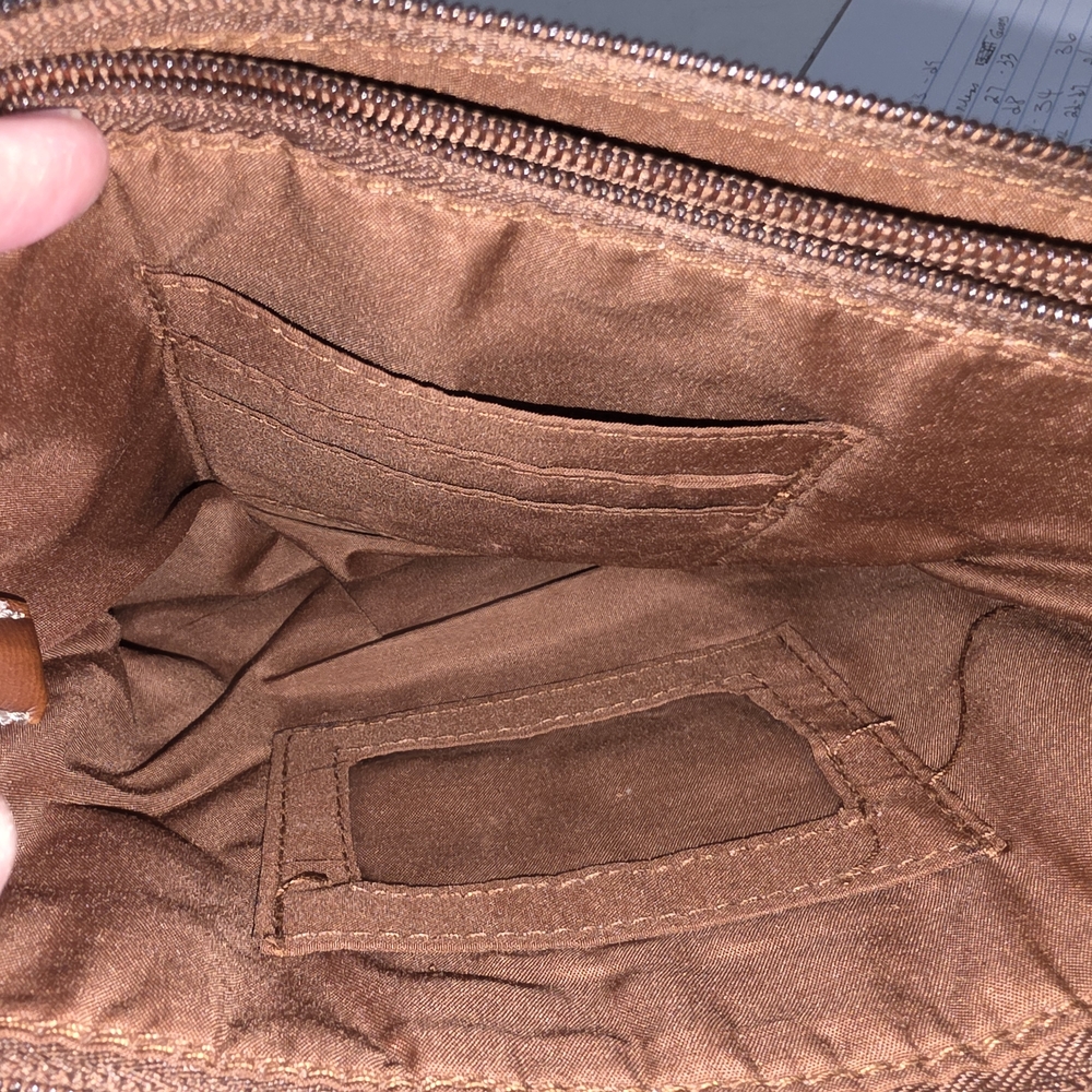 UNIONBAY Brown Crossbody Bag with Embroidered Elephant - Picture 6 of 8
